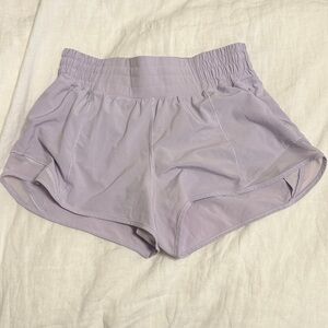 Lululemon Athletica Light Lavender Athletic Shorts